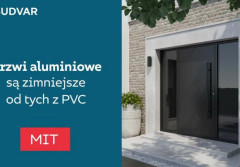 Drzwi aluminiowe są zimniejsze od drzwi PVC - MIT
