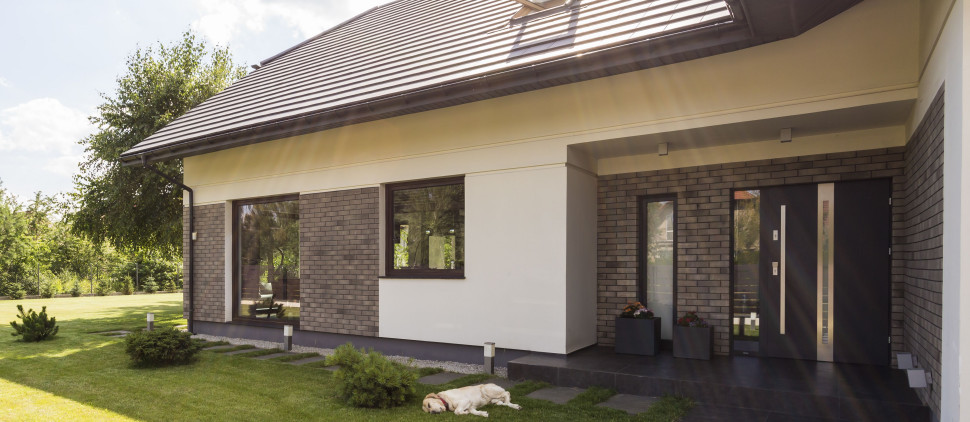 Drzwi wejściowe Reveal model Lithe. fot. OknoPlus