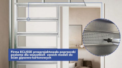 Ościeżnice do ścian gipsowo-kartonowych - Nowe poprzeczki poziome – perforowane