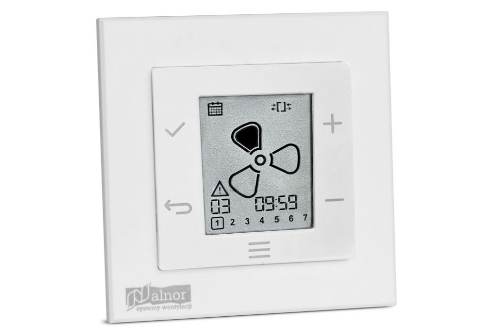 Sterownik LCD, podtynkowy (HRQ-SlimAIR-BUT-LCD)
