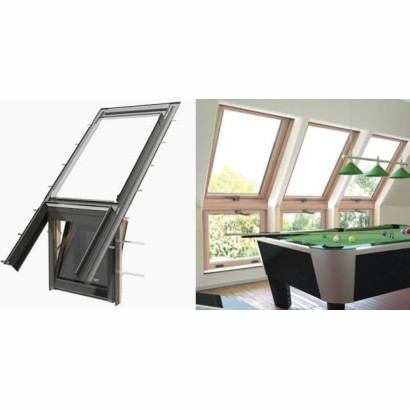 Okno kolankowe uchylne KDU I22