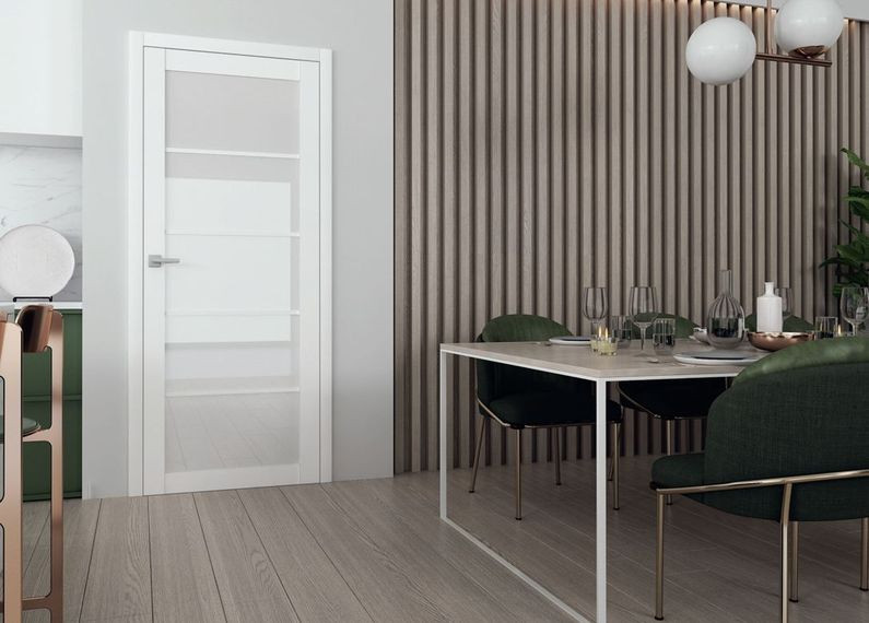 Drzwi wewnętrzne Loft 10, biały mat