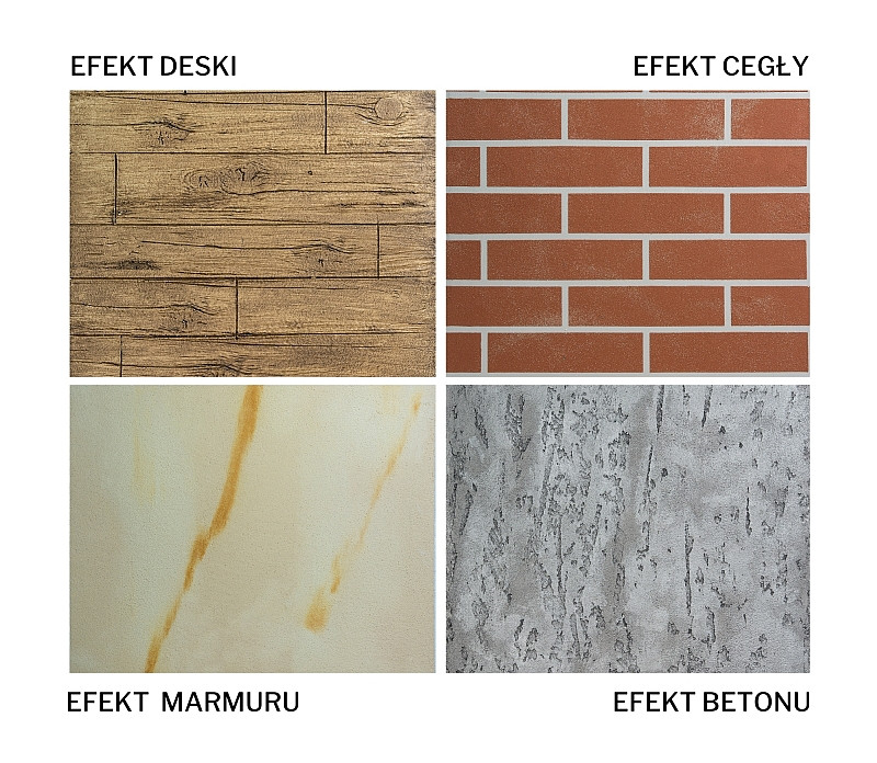 Tynk modelowany znakomicie naśladuje inne, znane materiały wykończeniowe. fot. Baumit