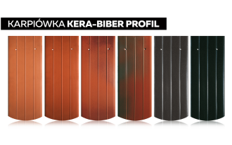 KERA-BIBER PROFIL - nowa karpiówka barwiona w masie marki CREATON