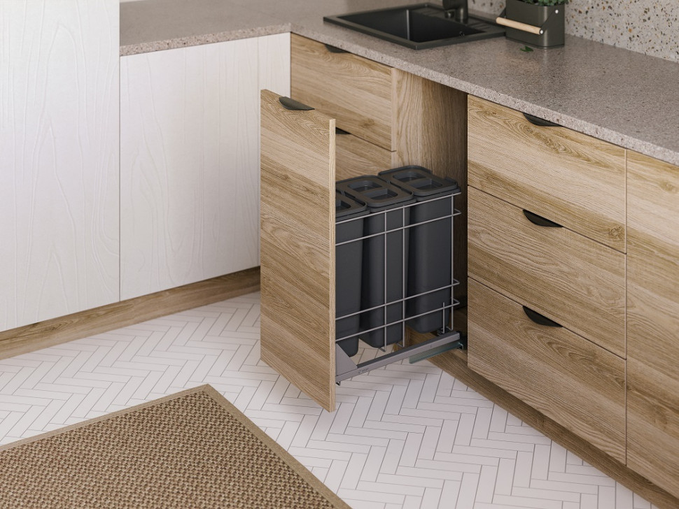 Pojemniki do segregacji odpadów Variant MULTI marki REJS 