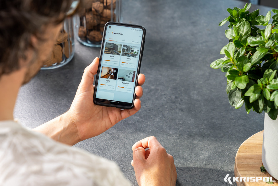 Aplikacja myKRISPOL pozwala na obsługiwanie wielu urządzeń
