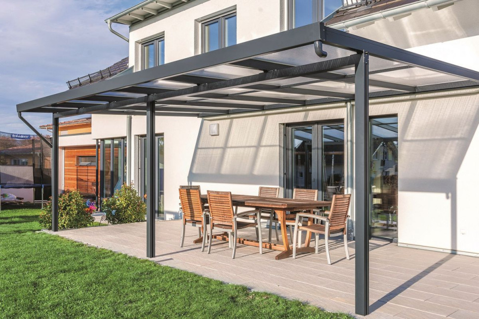 gotowy system zadaszenie tarasu z poliwęglanu