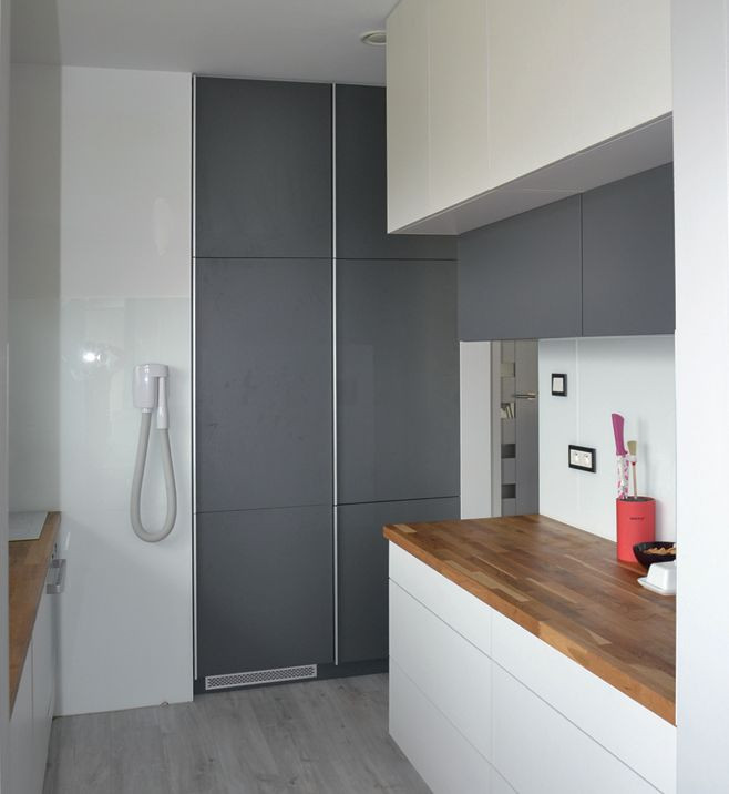 System Wally Flex zamontowany w kuchni