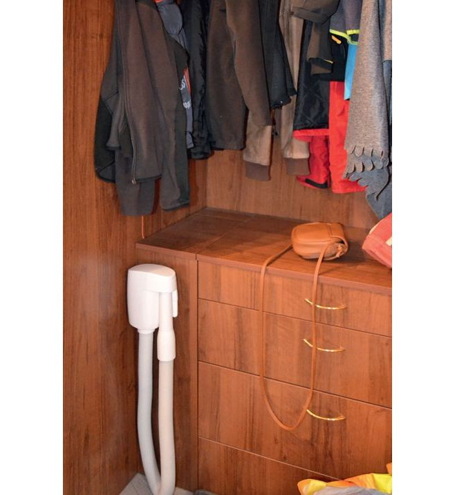 System Wally Flex zamontowany w wiatrołapie