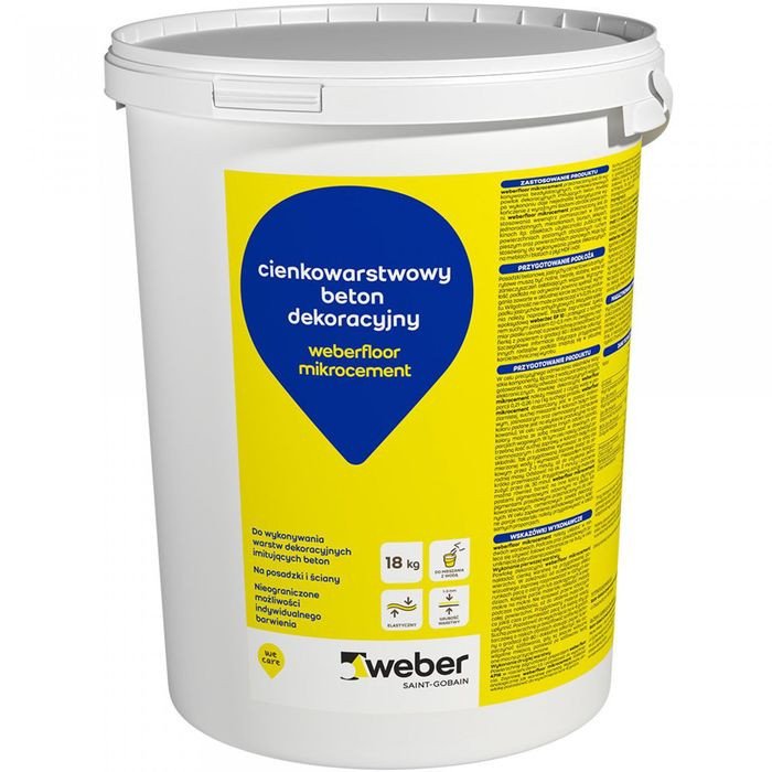 Cienkowarstwowy beton dekoracyjny - weberfloor mikrocement