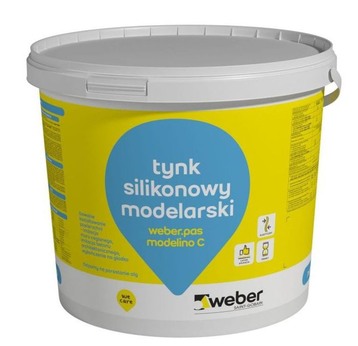 Tynk silikonowy modelarski weber.pas modelino c