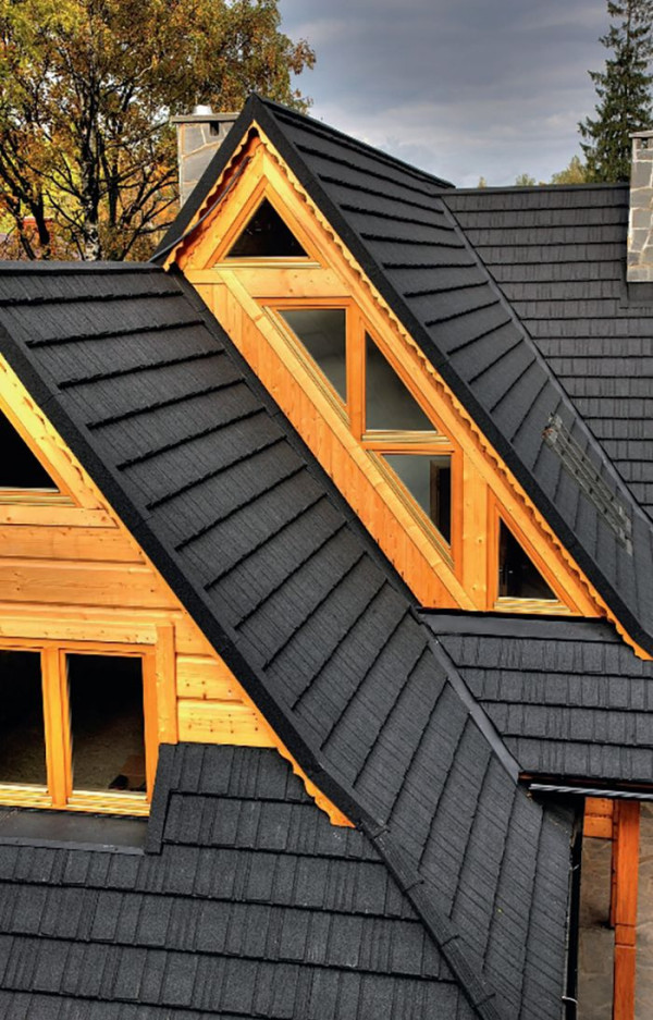 Blachodachówka z posypką mineralną