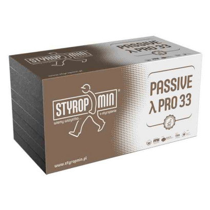 Styropmin Fasada Passive PRO 33 Grafitowy