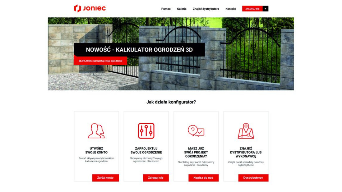 Kalkulator ogrodzeń 3D - nowa wersja programu od JONIEC®
