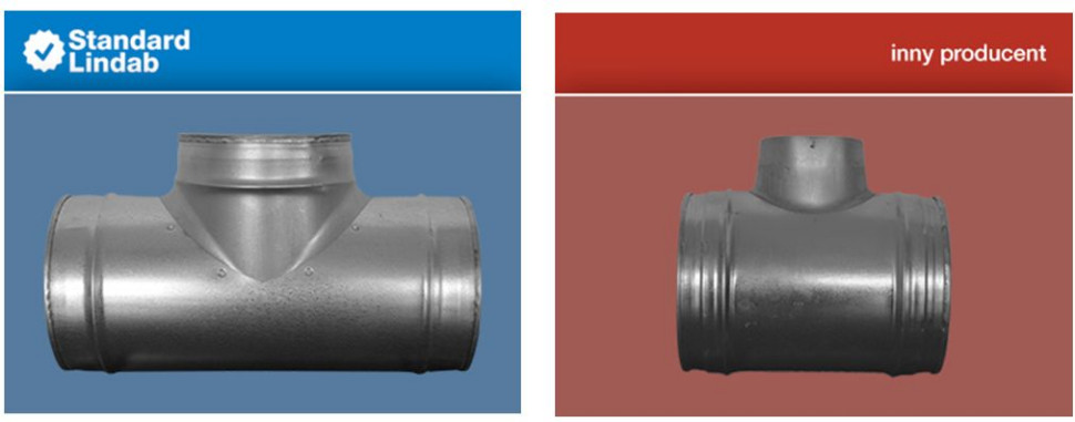 Porównanie trójników z odejściem ze sztucera siodłowego tłoczonego