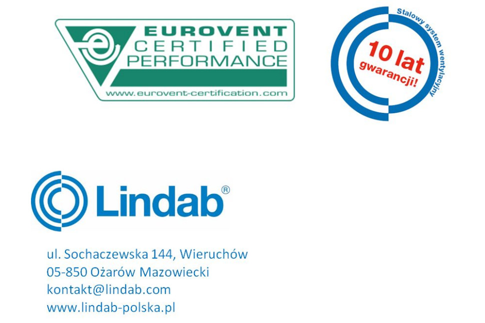 Certyfikat Lindab