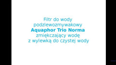 Filtry do wody AQUAPHOR TRIO z wylewką do czystej wody