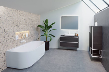 Akrylowa wanna wolnostojąca Desire Back2Wall