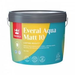 Emalia akrylowa do drewna i metalu Tikkurila Everal Aqua Matt 10