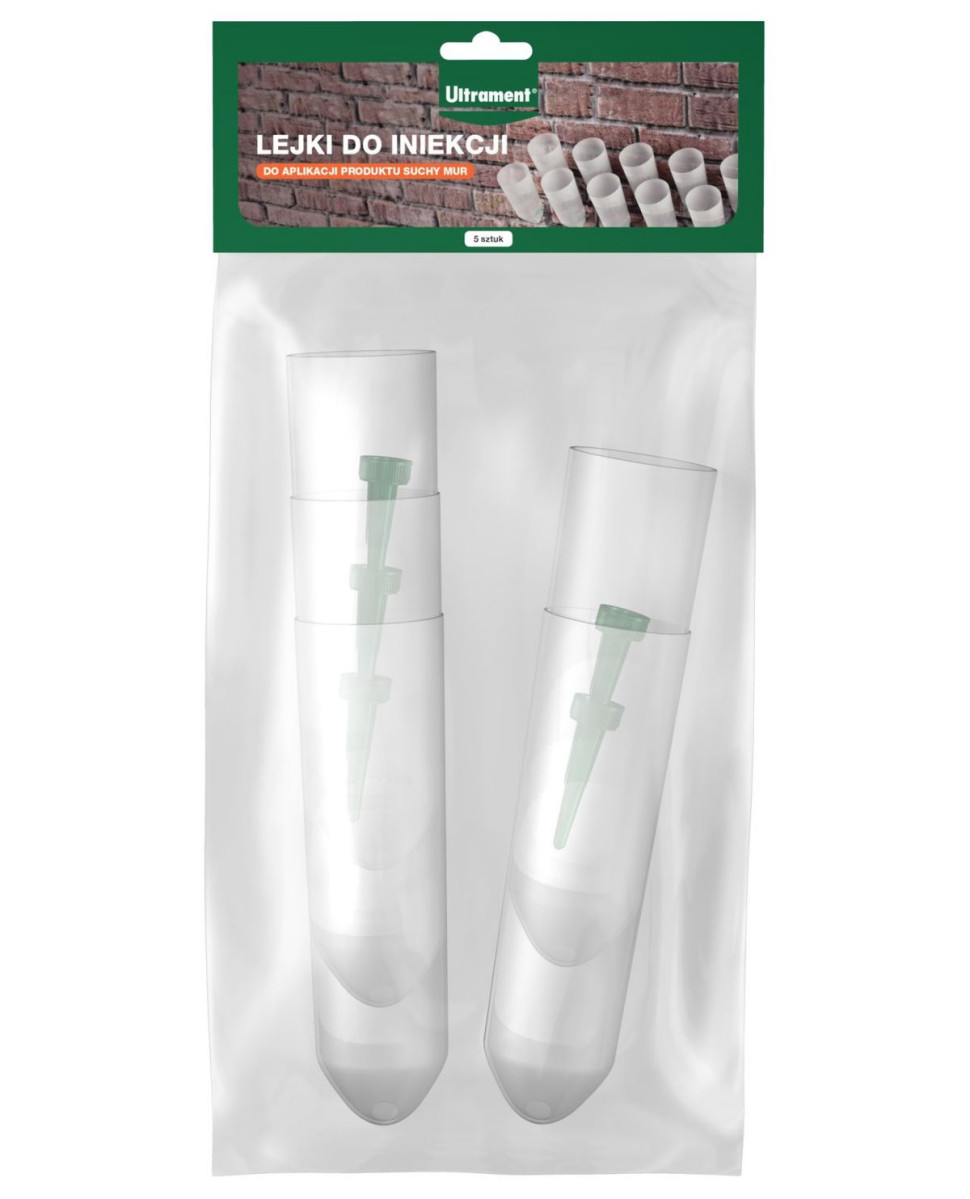 Lejki do iniekcji, do aplikacji preparatu SUCHY MUR, marka Ultrament