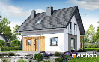 Tani dom do 70 m2 powierzchni zabudowy - POZNAJ projekt z kolekcji ARCHON+