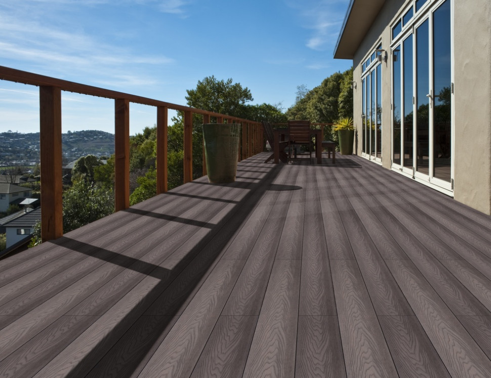 Deski Gardin Natur o ciemnej barwie