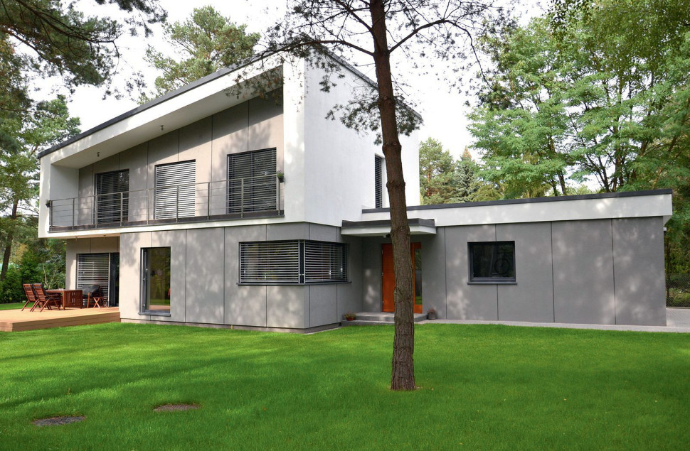 Nowoczesny dom zaprojektowany na zamówienie