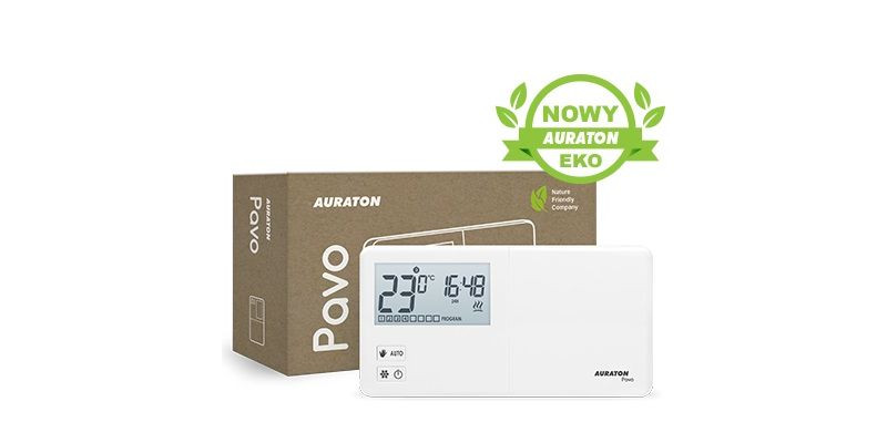 Przewodowy regulator temperatury AURATON PAVO