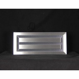 Wentylacyjna Kratka CIACHO 24X19 - do otworu 200x150 mm - stal nierdzewna Satyna, Chrom, Inox