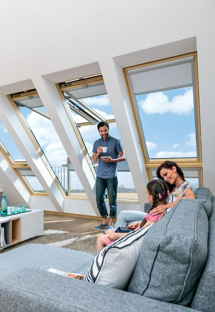 Okno dachowe balkonowe