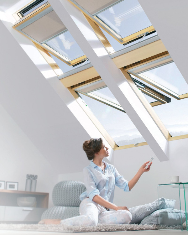 Okna dachowe sterowane pilotem