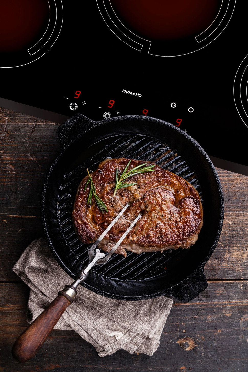 Czteropalnikowa płyta gazowa DynaCook X4. fot. DYNAXO