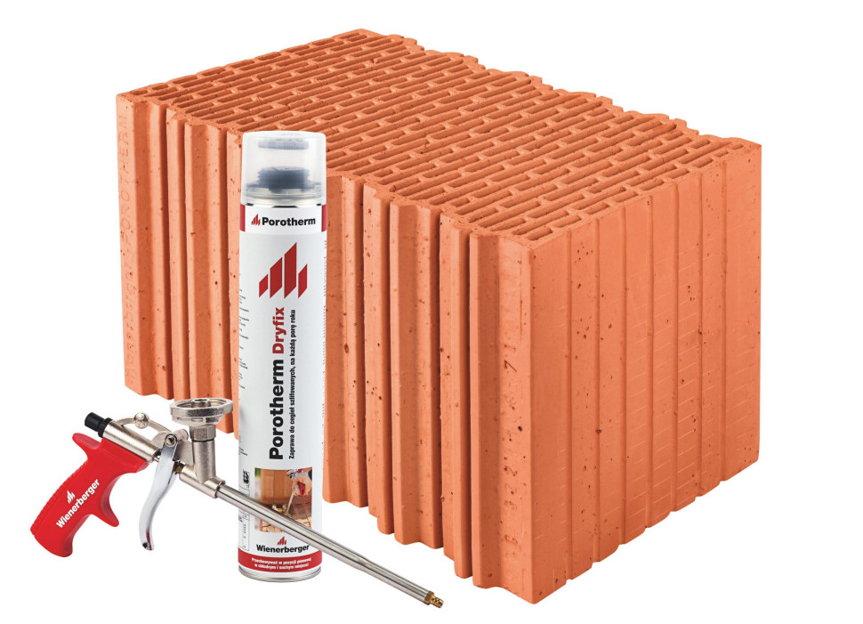 Pustak ceramiczny Porotherm 44 EKO+ Dryfix