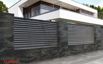 System ogrodzeń ROMA Horizon z nowym kolorem - Nero 