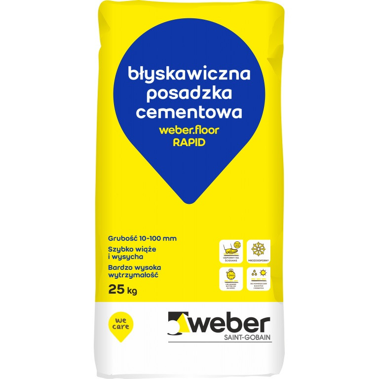 Błyskawiczna posadzka cementowa weber.floor RAPID