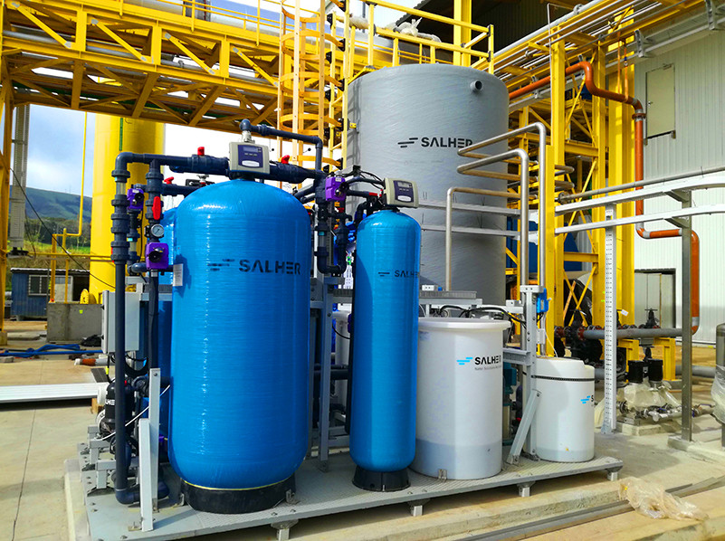 Stacja oczyszczania wody na Azorach