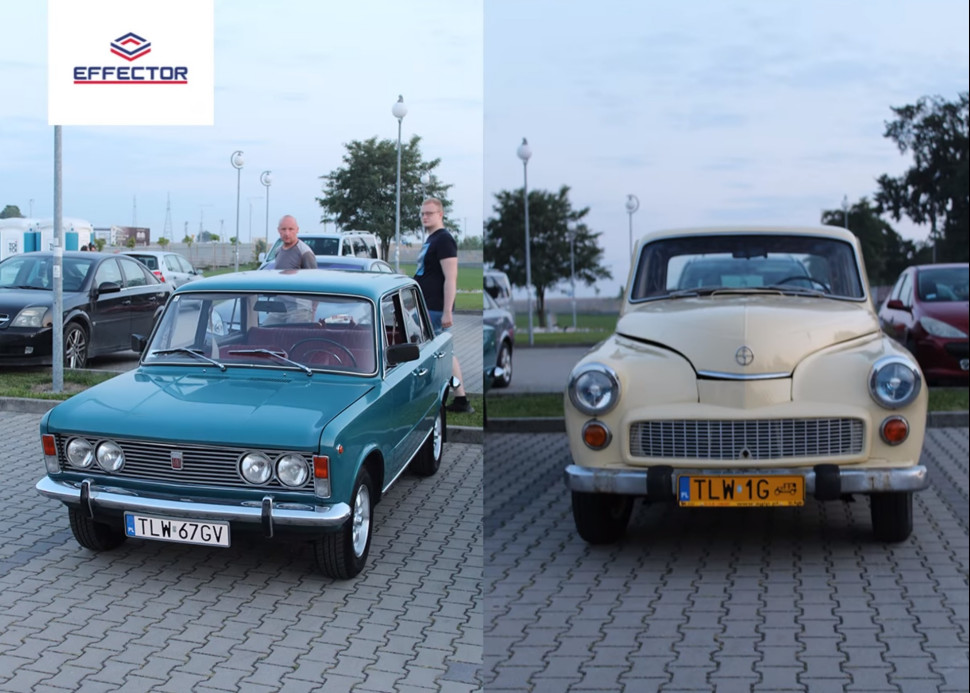 Zabytkowe pojazdy Effector na XIV Świętokrzyskim Zlocie Motocykli SHL i Pojazdów Zabytkowych