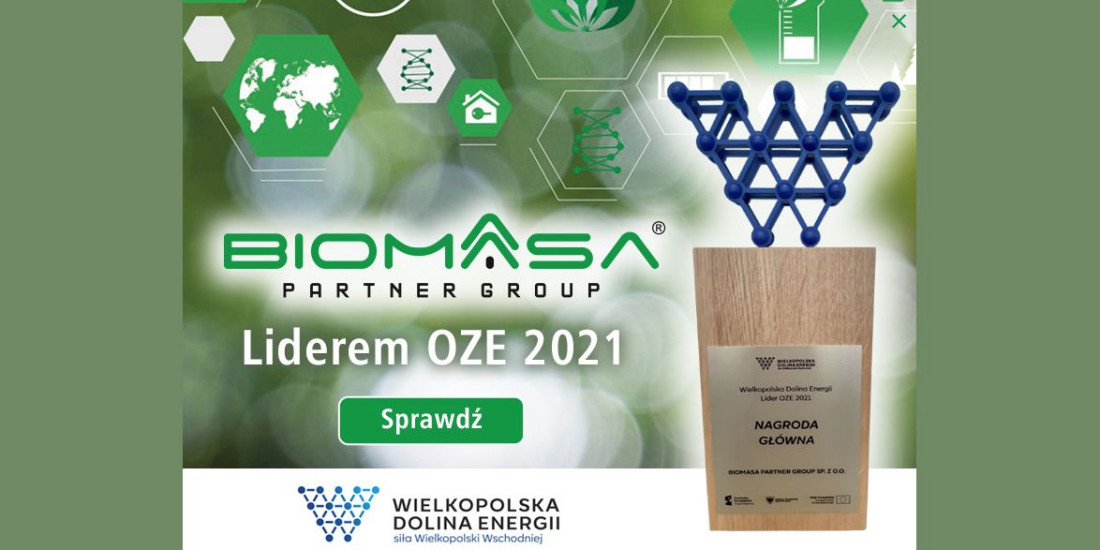 Biomasa Partner Group Liderem OZE 2021!