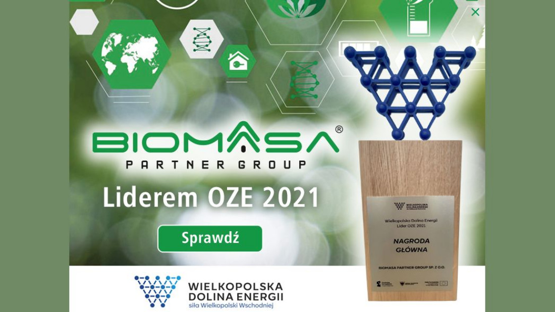 Biomasa Partner Group Liderem OZE 2021!