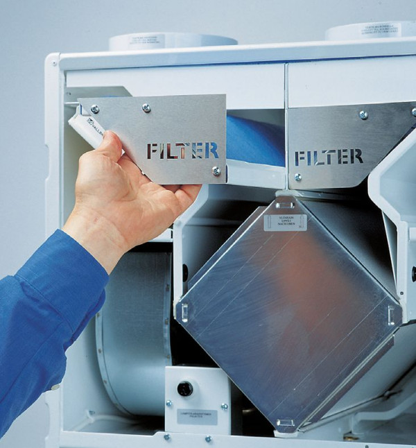 Wymiana filtrów w centrali wentylacyjnej