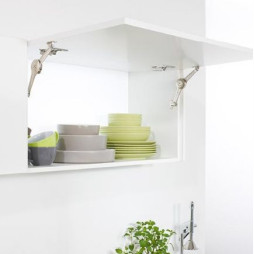 DUO/ z moc. do profilu aluminiowego 20 mm - podnośnik do szafek z frontami uchylnymi