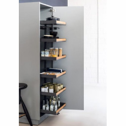 PLENO Standard Fioro 1900/ 600/ 6/ antracyt - wyjeżdżany magazyn na suche produkty