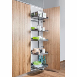 PLENO Libell 1900/ 600/ 6/ szary - wyjeżdżany magazyn na suche produkty