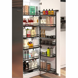 TANDEM ARENA Style 1700/ 600/ 6+6/ antracyt - obszerne cargo otwierane jak lodówka