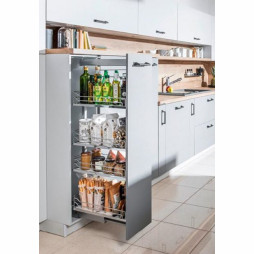 DISPENSA ARENA Classic 1200-1600/ 450/ 4/ biała - pojemne cargo do szaf kuchennych