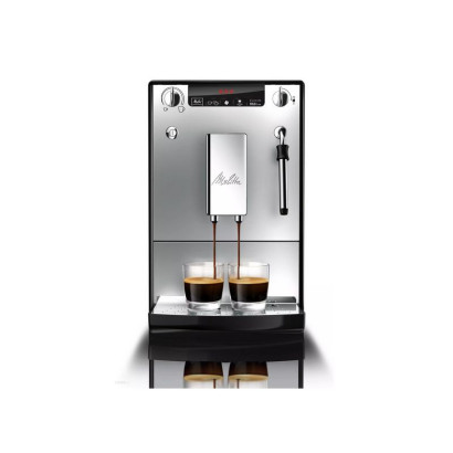 Ekspres do kawy Melitta Solo & Milk srebrno-czarny E953-102 EU