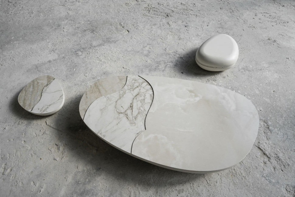 Stoły Tektonia zaprojektowane przez studio The Line Concept