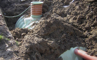 Oczyszczalnia na gruncie gliniastym