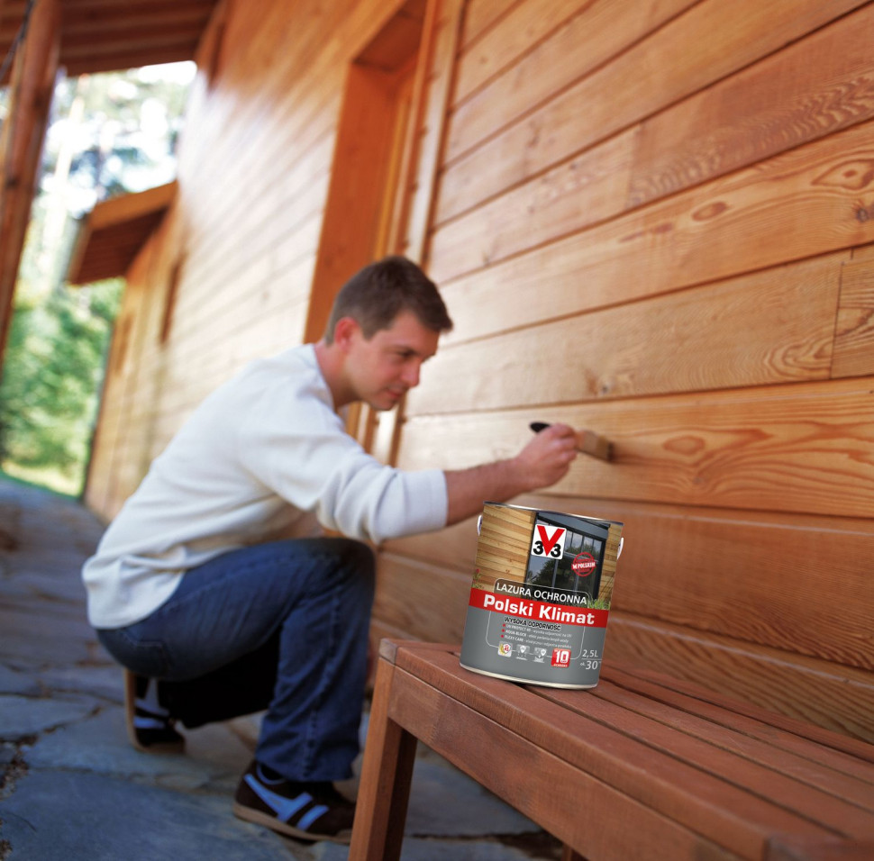 Prawidłowe malowanie drewna lazurą ochronną