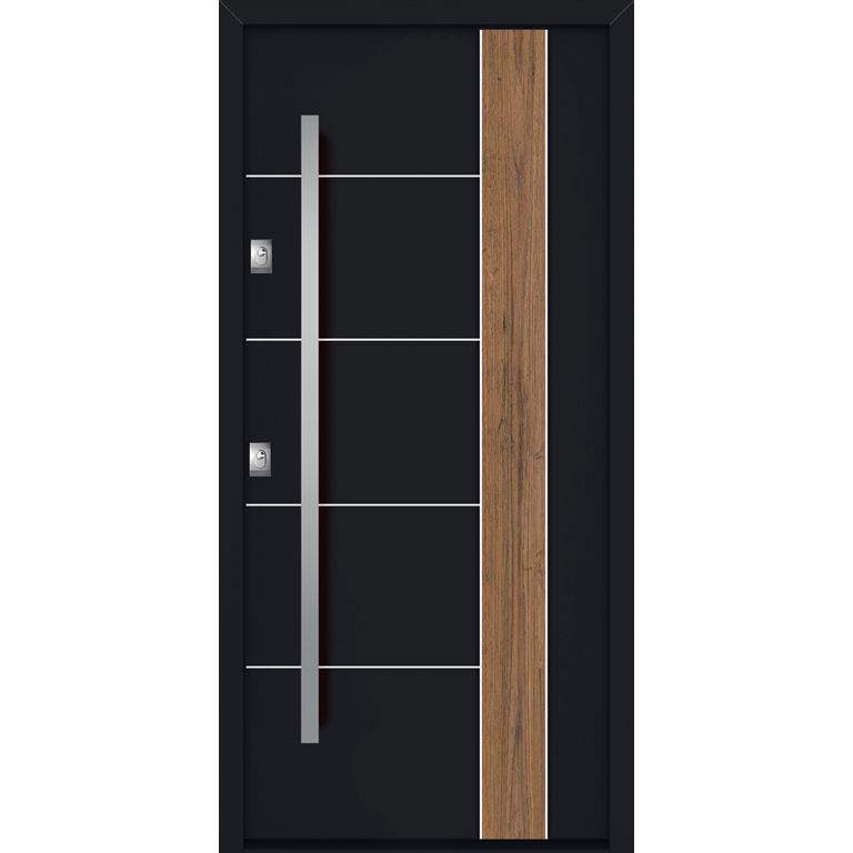 Drzwi zewnętrzne stalowe